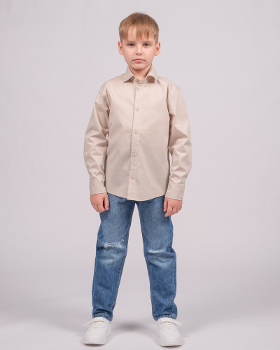 TMK 7410 Рубашка (цвет: Бежевый 110 см) TMK 7410 Рубашка (цвет: Бежевый 110 см)