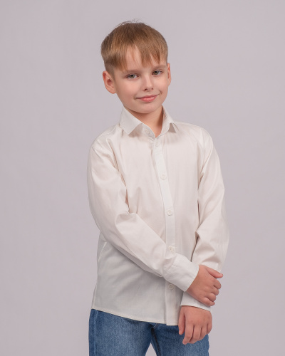 TMK 7410 Рубашка (цвет: Кремовый 104 см) TMK 7410 Рубашка (цвет: Кремовый 104 см)