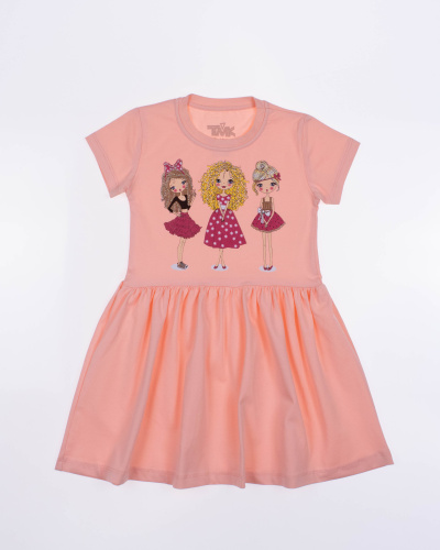 TMK 5367 Платье (цвет: Персиковый)